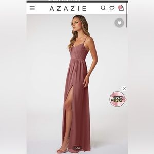 Azazie Desert Rose Bridesmaid Dress